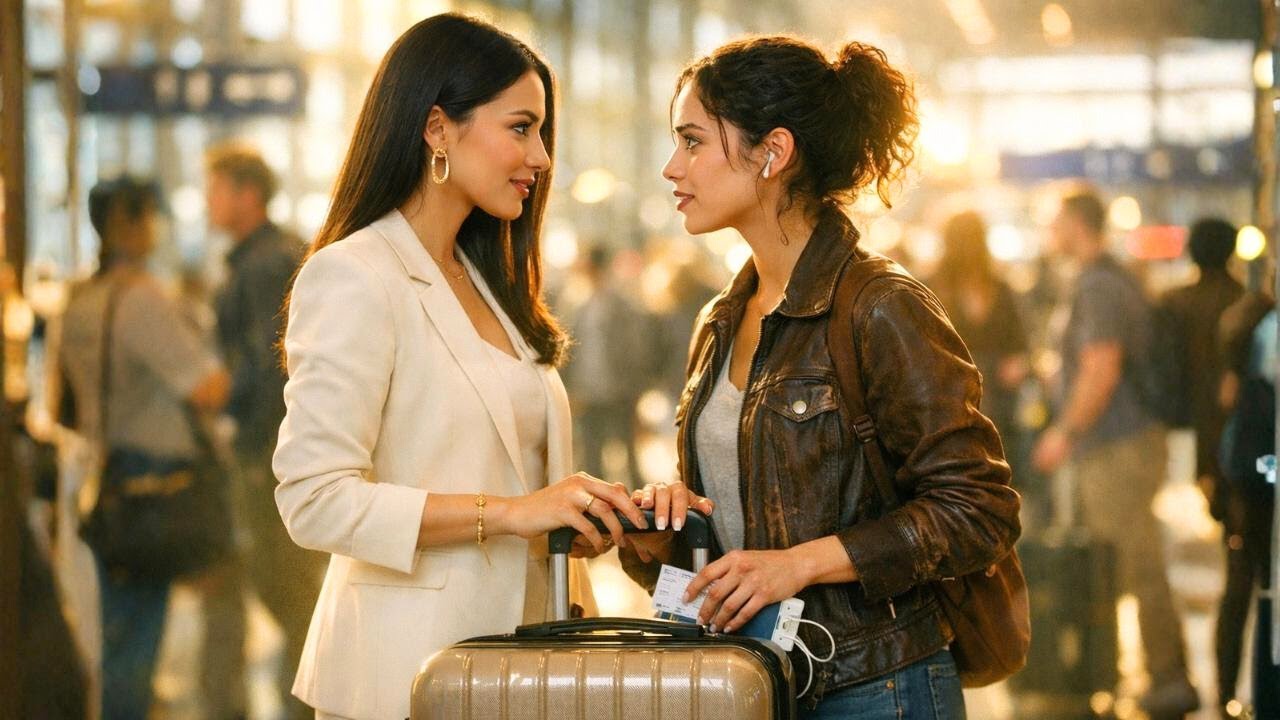 MILIONÁRIA confunde a MALA no AEROPORTO — e acaba se APAIXONANDO pela DONA ao encontrar…