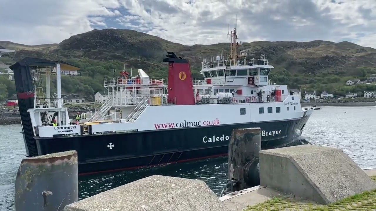 MV Lochnevis Arrives at Mallaig, 10/5/24