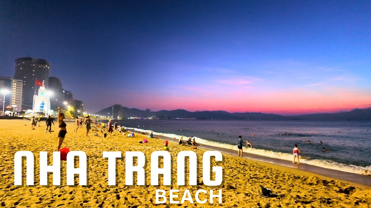 Nha Trang Walking Tour | Sunrise Stroll Along Vietnam’s Most Beautiful Beach [4K]