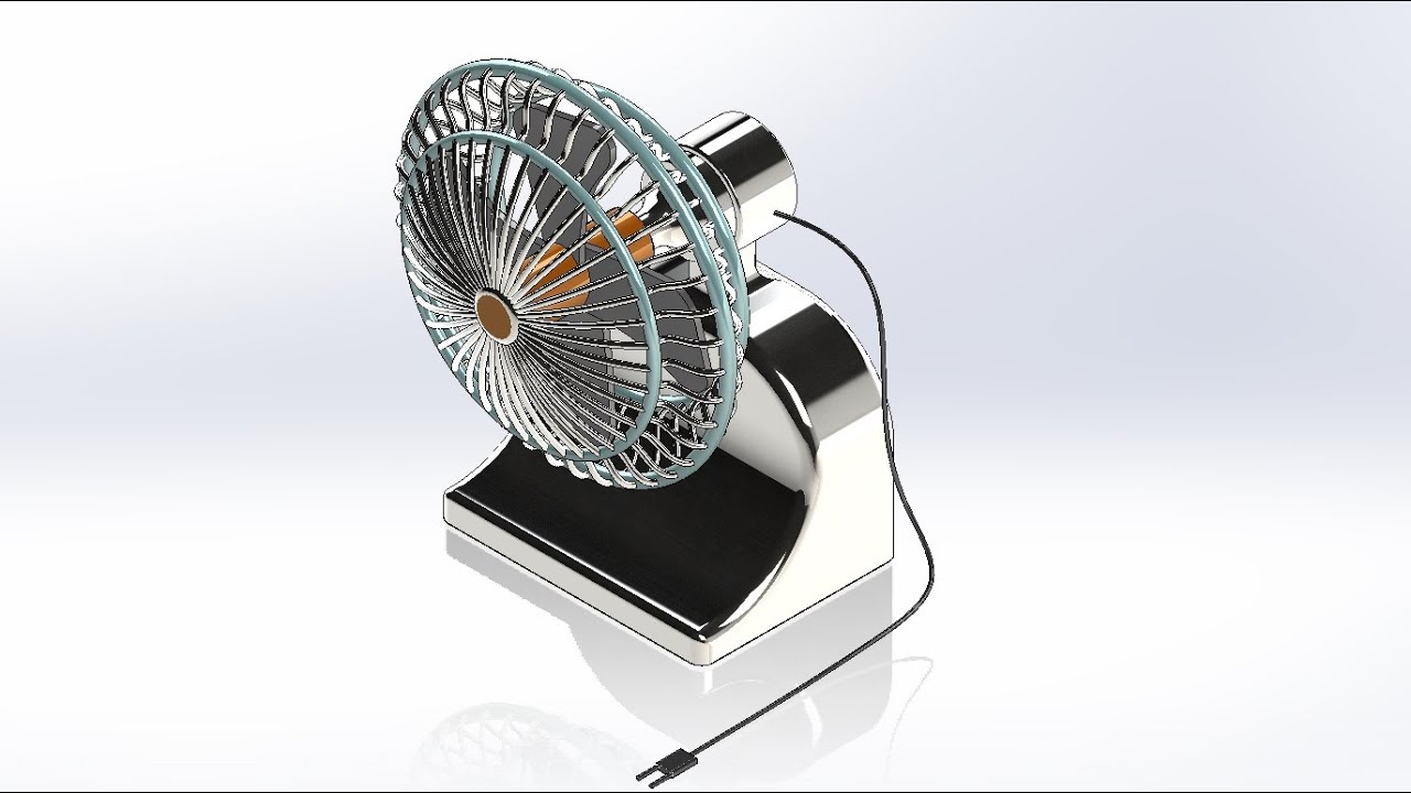SOLIDWORKS 2020 / VANTİLATÖR ÇALIŞMASI