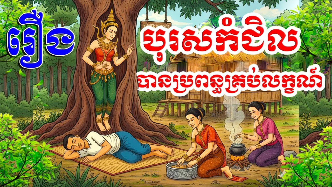 រឿងនិទានរឿង បុរសកំជិលបានប្រពន្ធគ្រប់លក្ខណ៍ + រឿង បុរសជីកក្ដាមSdab Sen-ស្ដាប់សិន]*សូមស្ដាប់ដោយរីករាយ*