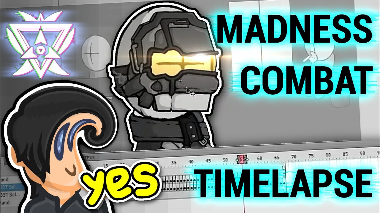 Madness Combat Animation Timelapse - Darren Zcon