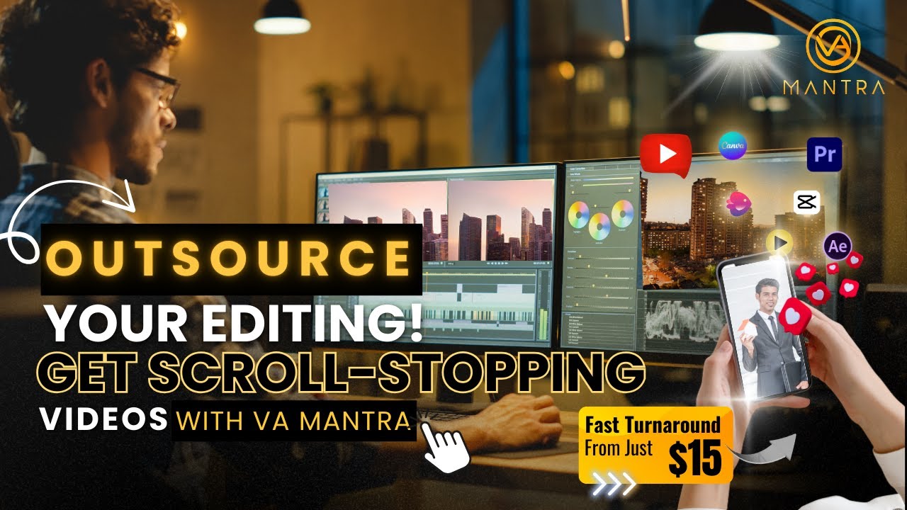 Outsource Your Editing! Get Scroll-Stopping Videos with VA Mantra