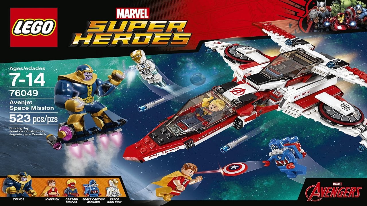 LEGO 76049 Avenjet Space Mission Super Heroes (Instruction Booklet)