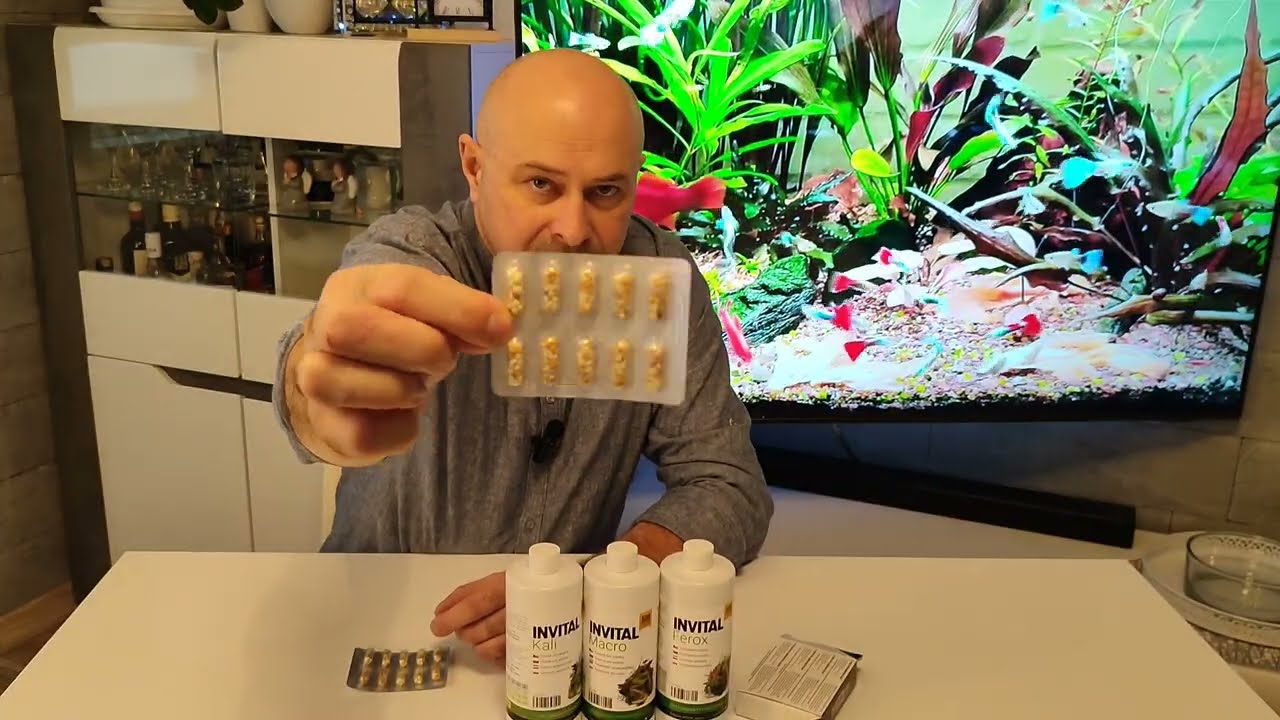 Trzeba nakarmić rośliny w akwarium. Dobre nawozy w płynie.
