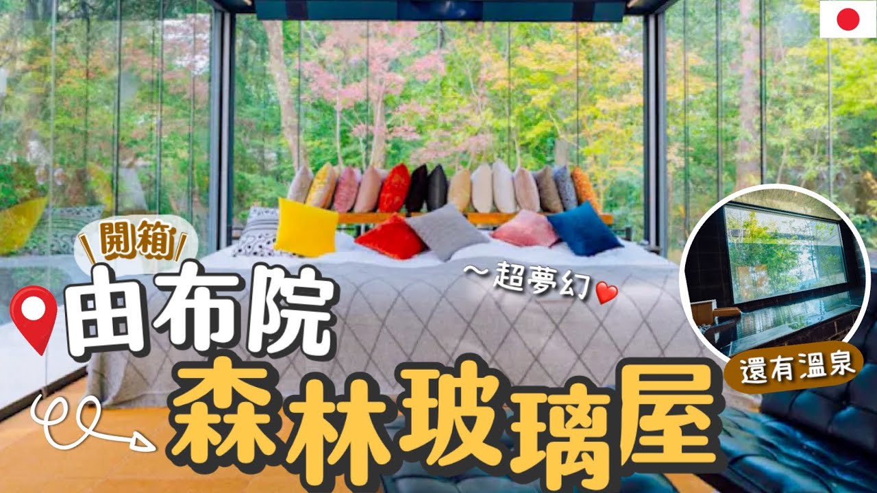 隱藏在森林裡的玻璃屋 | 由布院絕美溫泉住宿 | 夢幻星空+溫泉♨️ | 日本Glamping豪華露營一泊兩食