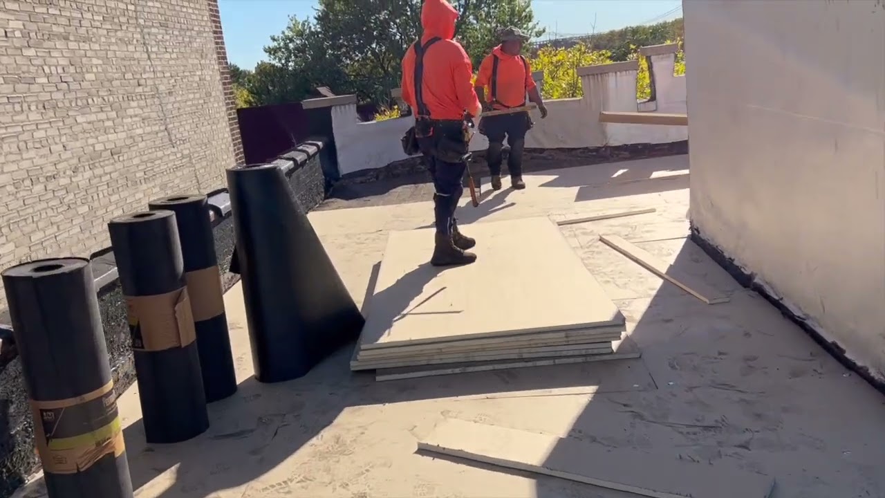 Bay Ridge Brooklyn Flat Roof Replacement - Gino's Roofing