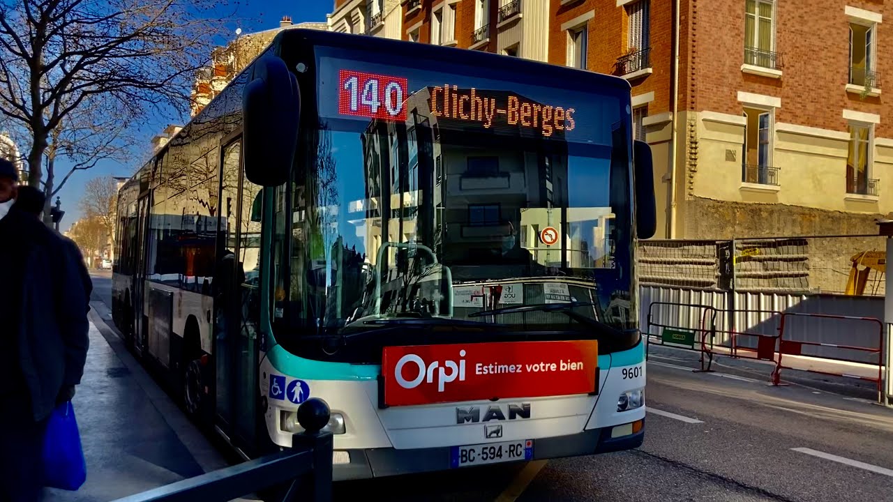 Ligne 140 — MAN NL 253 RATP BUS | 9609