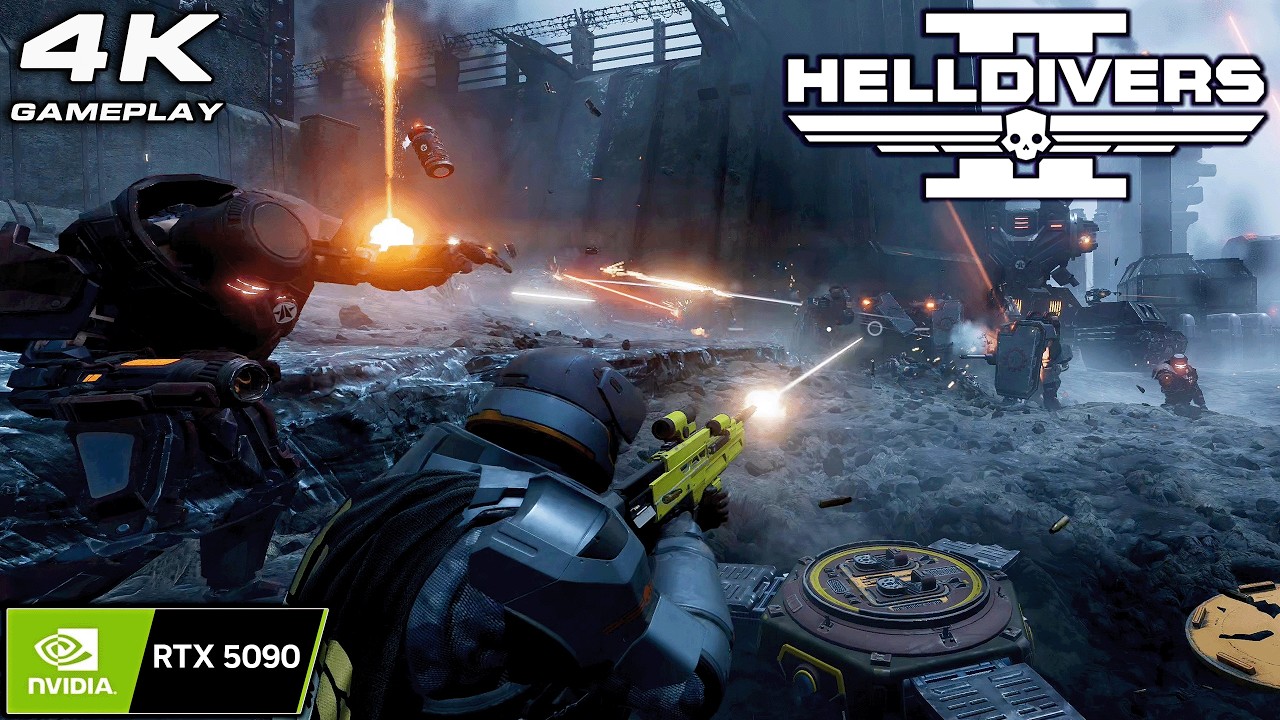 Helldivers 2: 4K Gameplay No Commentary ULTRA Settings | RTX 5090 P1130