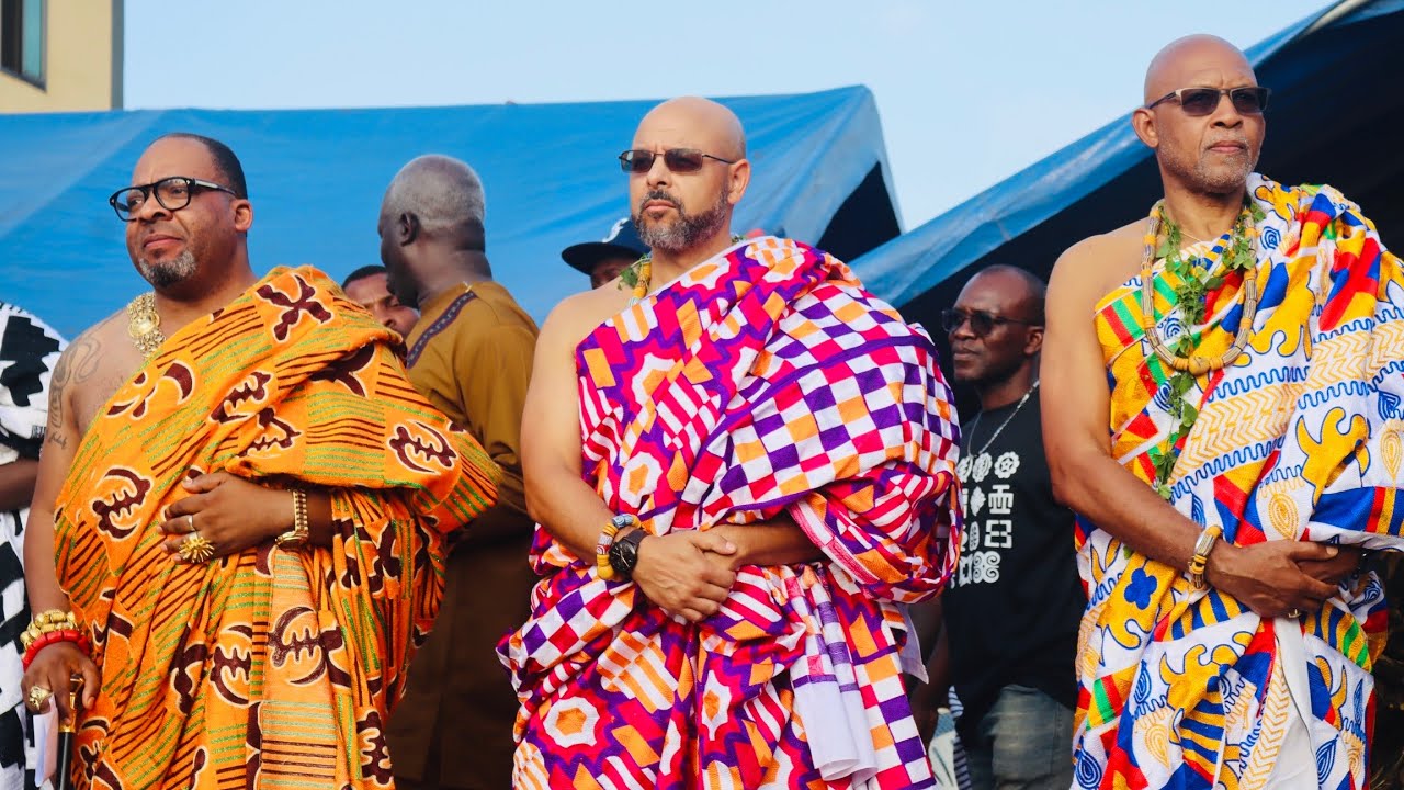 Dr. Anthony Browder; Four Others Crowned As Chiefs | Over 200 African Americans Renamed 🇬🇭