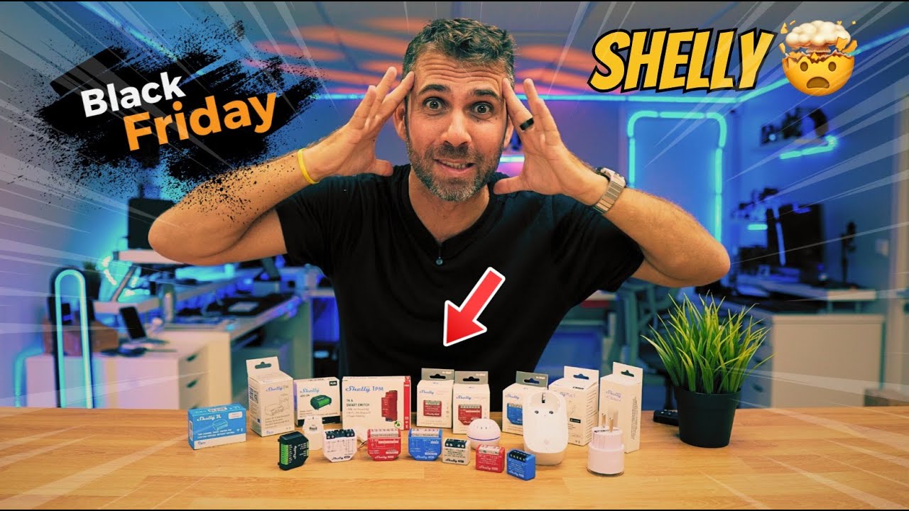 🚀💡 Casa Inteligente Fácil 🤯 12 IDEIAS que vais Querer Fazer na tua CASA 🏡 Shelly 🛒🔥 Black Friday