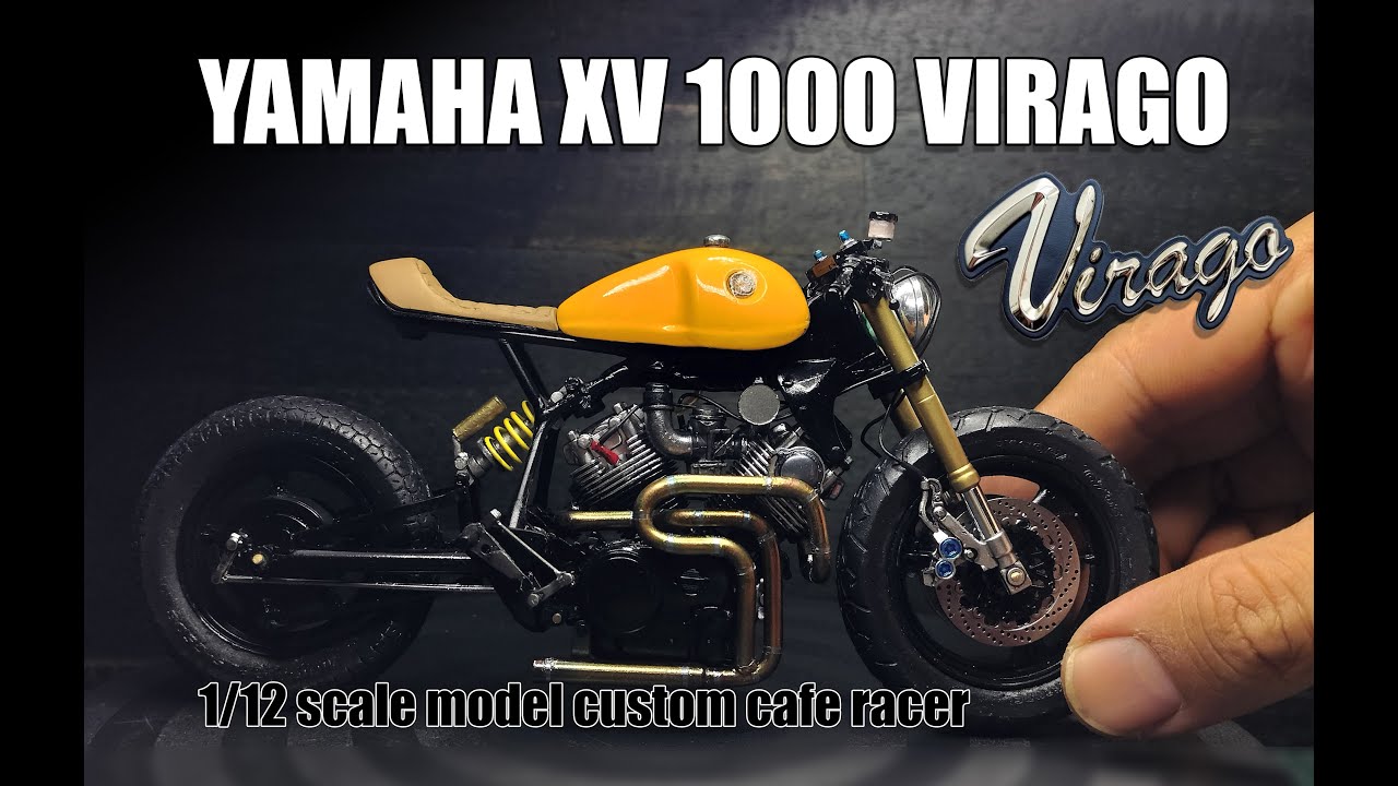 TAMIYA 1/12 YAMAHA XV1000 Virago custom cafe racer