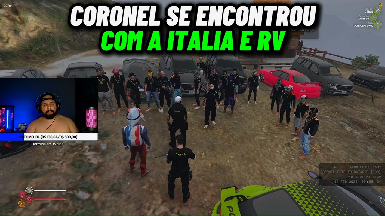 CORONEL SE ENCONTROU COM AS FACS QUE ESTÃO DO LADO DO PREFEITO E QUERENDO ACABAR COM A FRANÇA