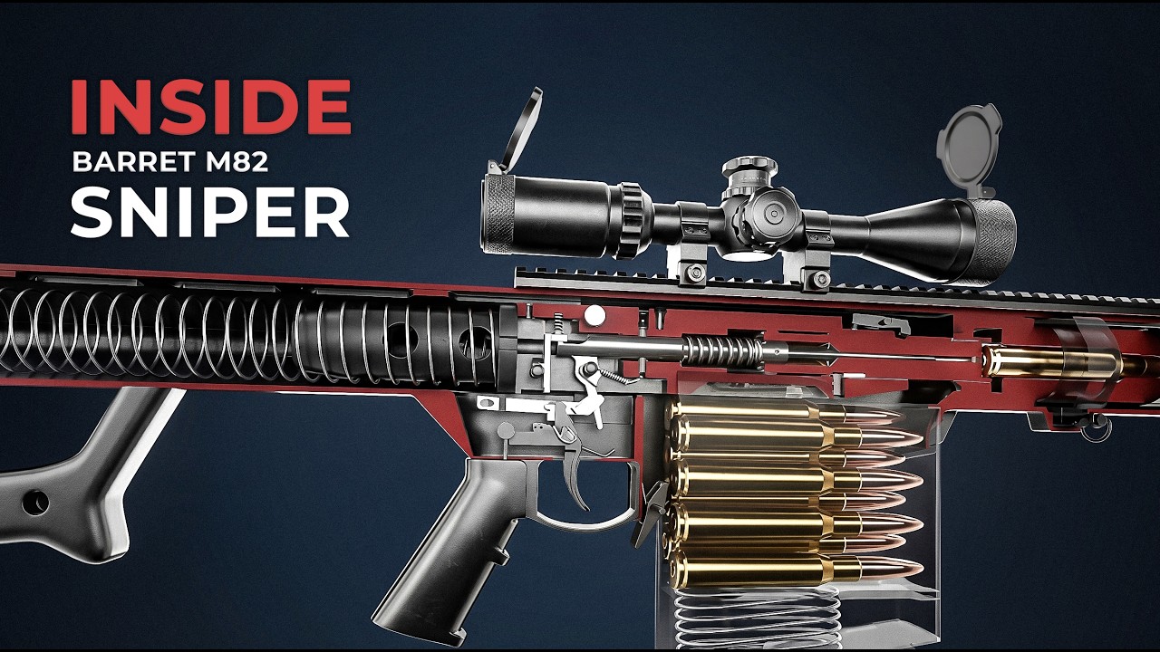Как работает снайперская винтовка Barrett калибра .50