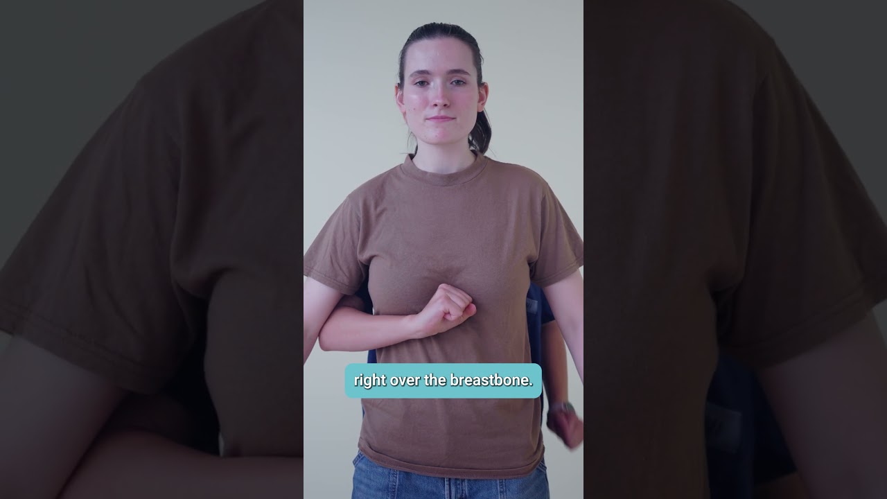 How to do the Heimlich Maneuver (abdominal thrusts) #shorts #firstaid #choking