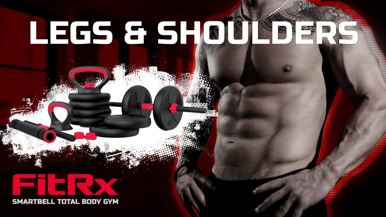FitRx SmartBell Total Body Gym Exercise Video – Legs and Shoulders