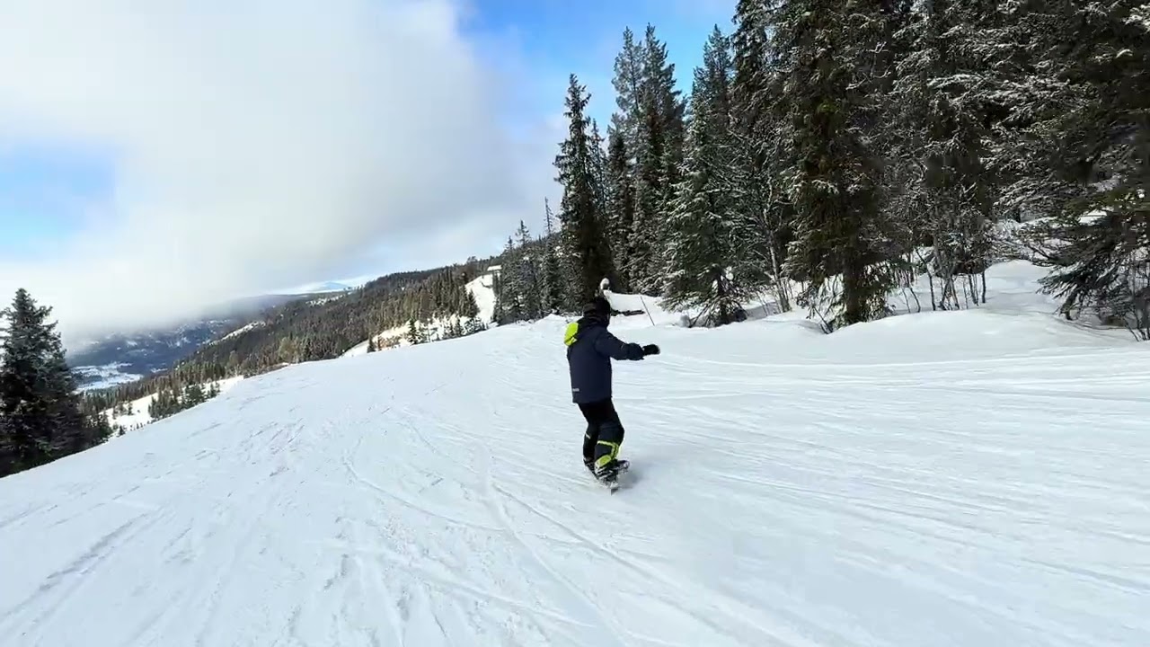Snowskate i Valdres alpin @hovlandsnowskates