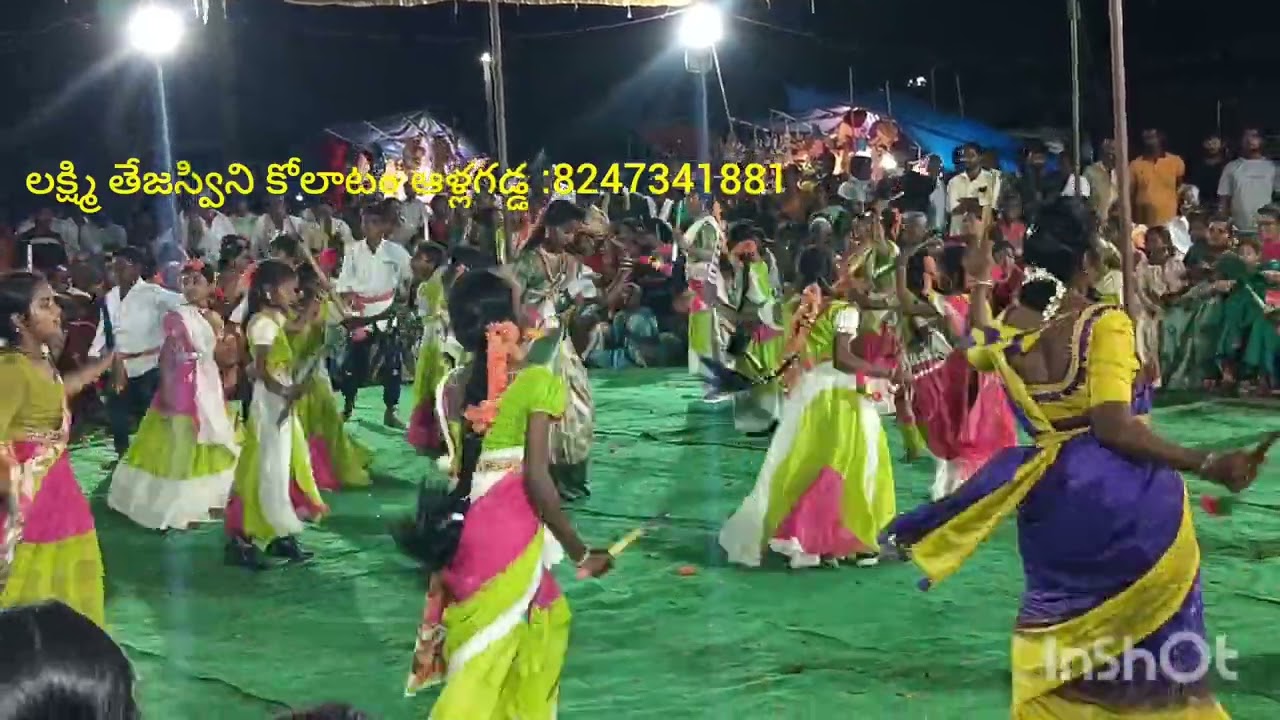 #ఎన్నియల్లో# వల్లో పూల జల్లు#లక్ష్మి తేజశ్విని కోలాటం #8247341881@
