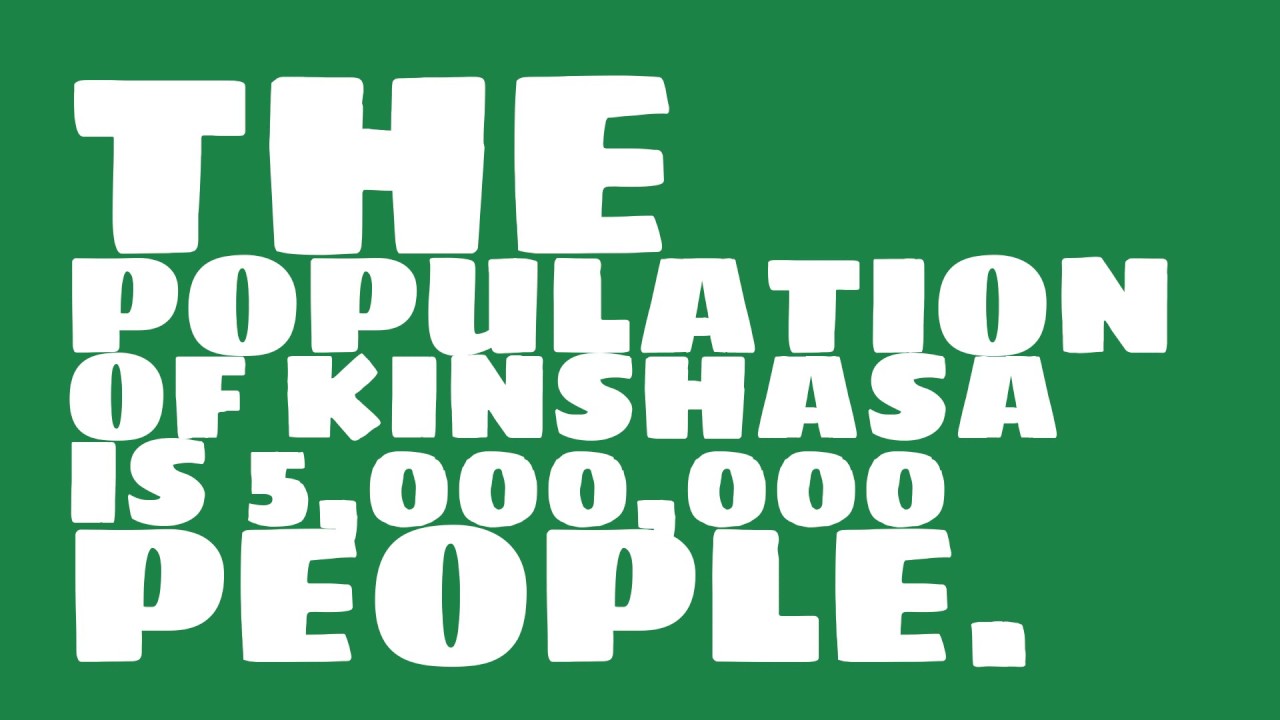 What is the population density of Kinshasa?