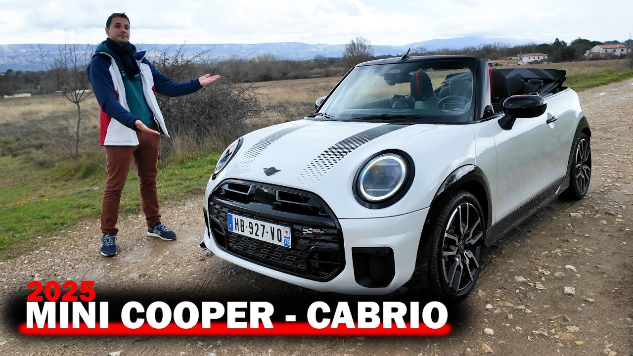 Nouvelle MINI COOPER CABRIO ! Avec un VRAI MOTEUR !