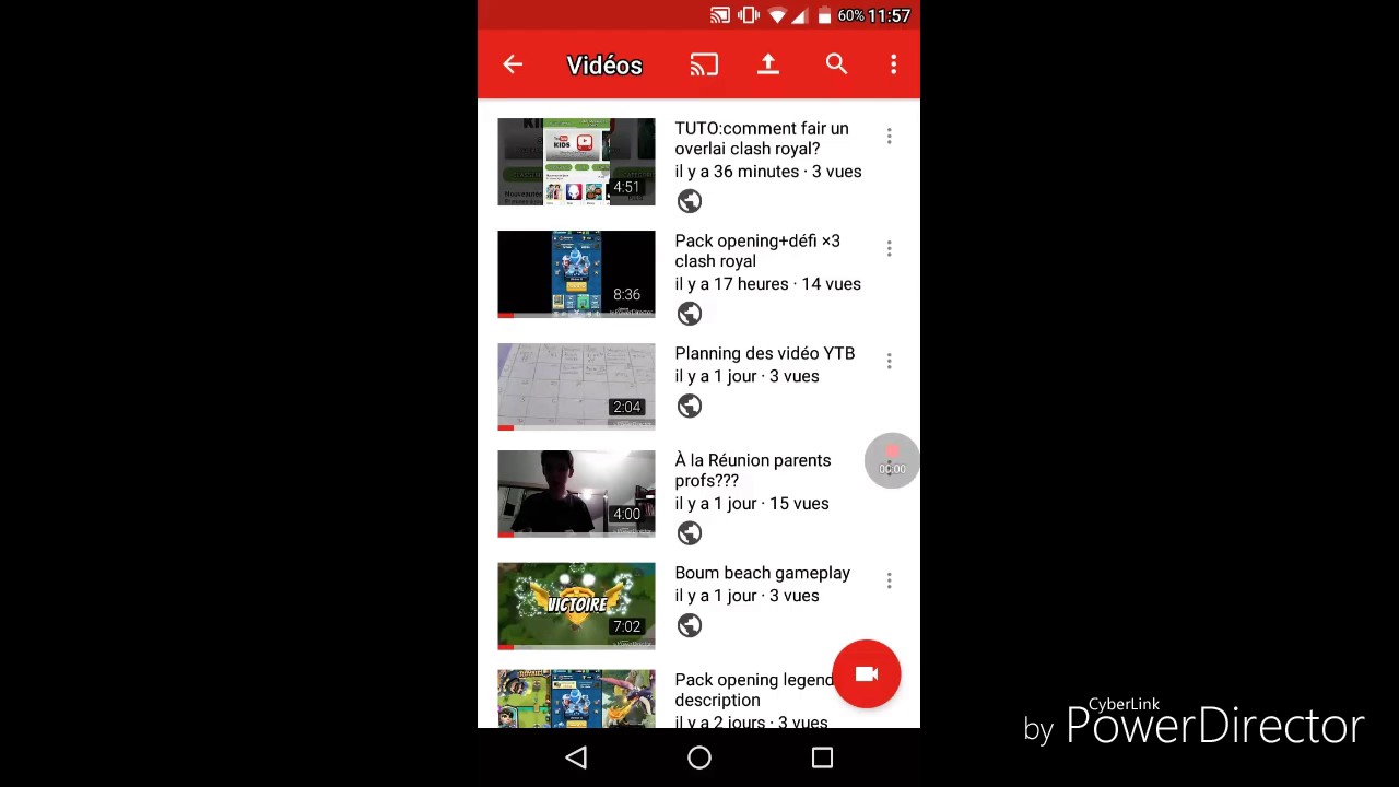 Pr&eacute;sentation de vos chaines