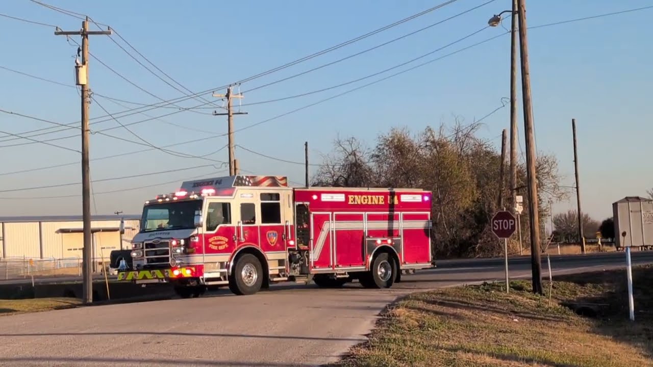 Fully Involved Structure Fire Response!! 