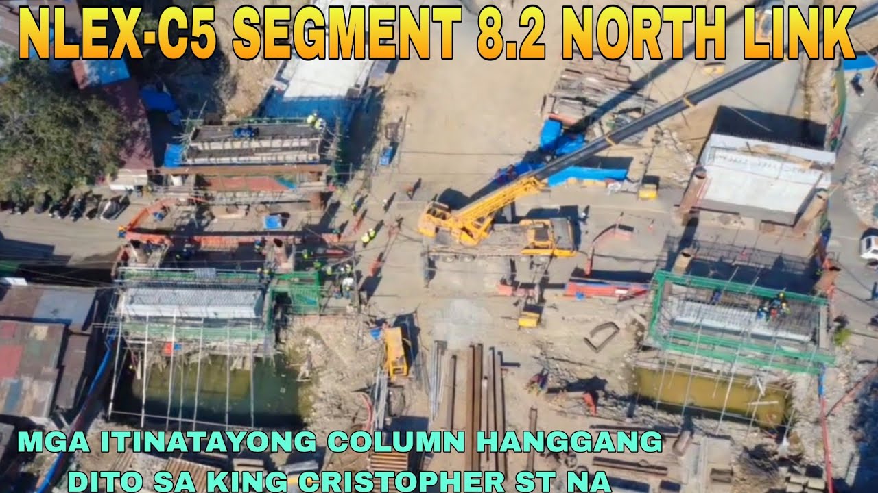 КОЛОННЫ, СТРОЯЩИЕСЯ НА ДАННЫЙ МОМЕНТ В ПРОЕКТЕ NORTH LINK НА УЛИЦЕ КИНГ КРИСТОФЕР/УЧАСТКЕ 8.2 NLE...
