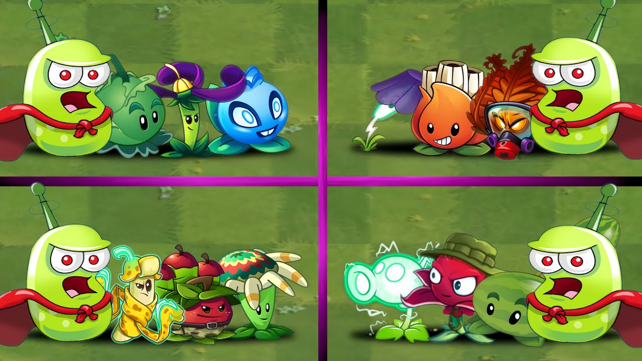 4 Team Laser Bean + Random plants - WHO WILL WIIN 