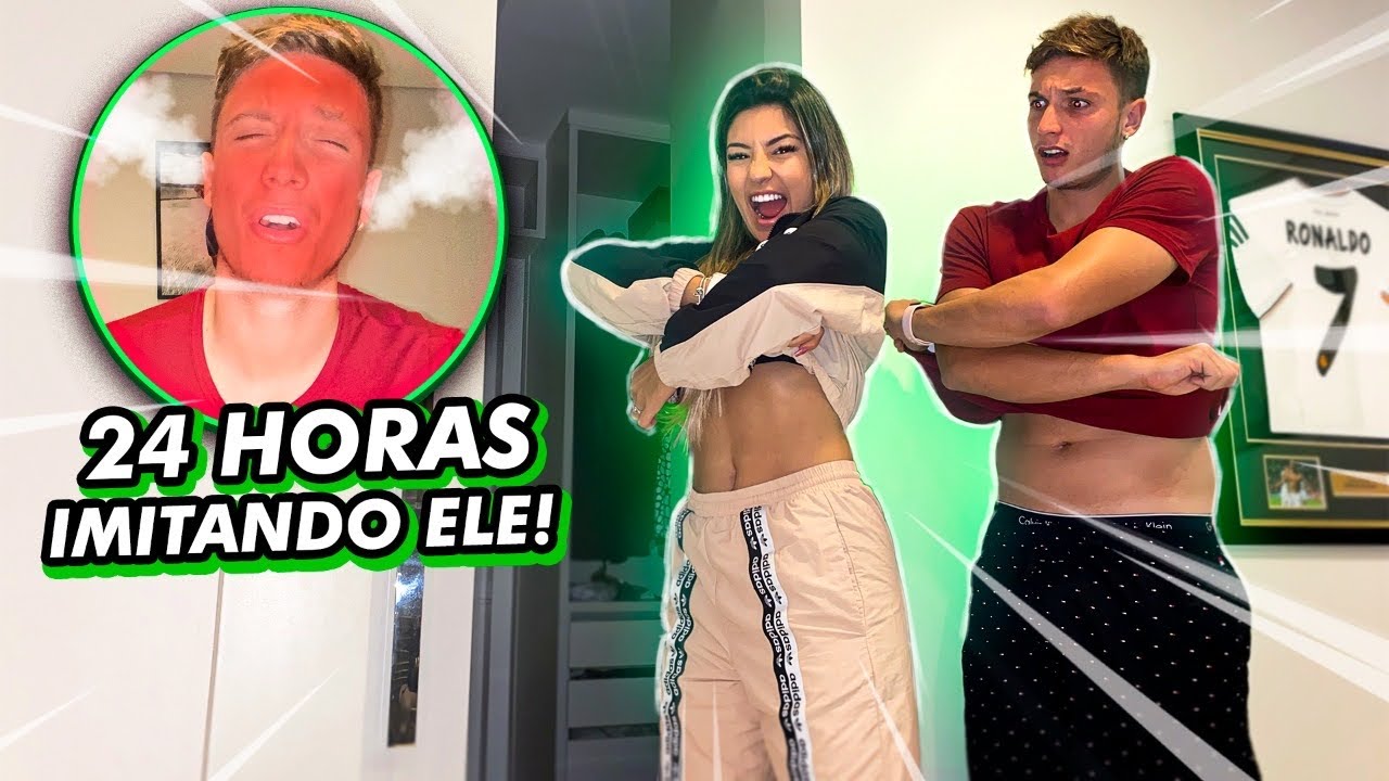 IMITEI MEU NAMORADO 24 HORAS !! *ficou muito bravo*