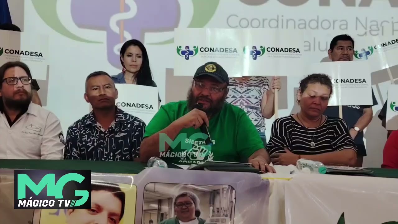 Conadesa solicita reinstalo de personal de salud y advierte sobre situación hospitalaria