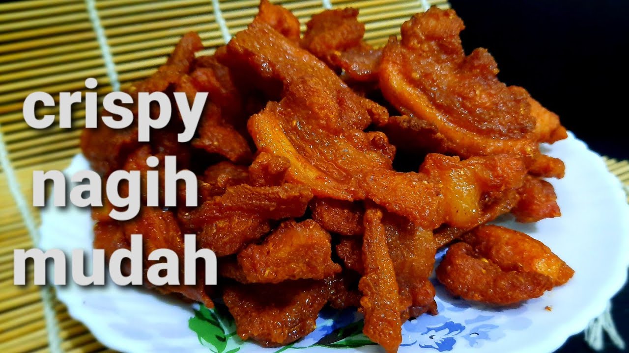 Babi Goreng Crispy - Garing Pakai Sambal Matah |  Hakka Fried Pork Belly | Nael Onion
