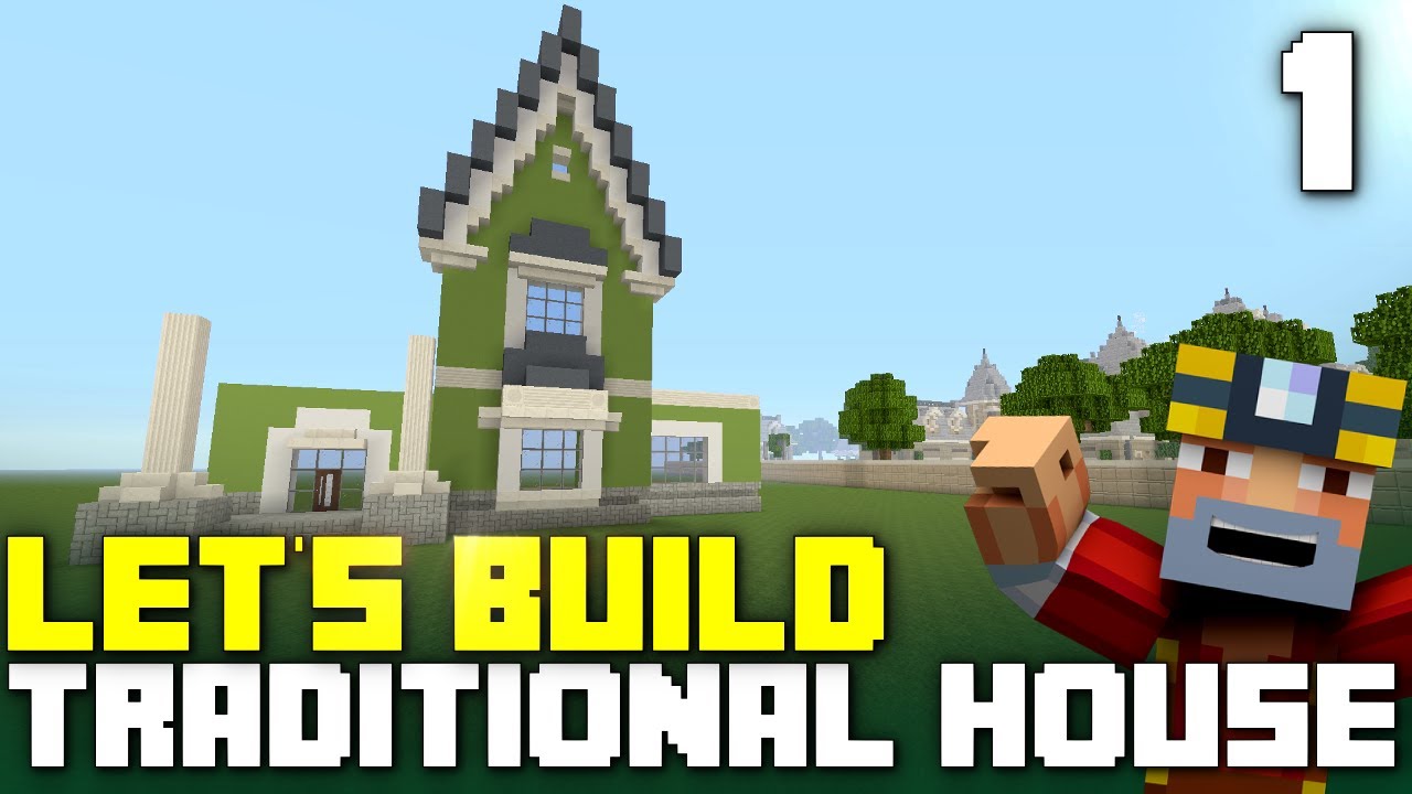Minecraft Xbox One: Let's Build a Traditional House! (Part 1)