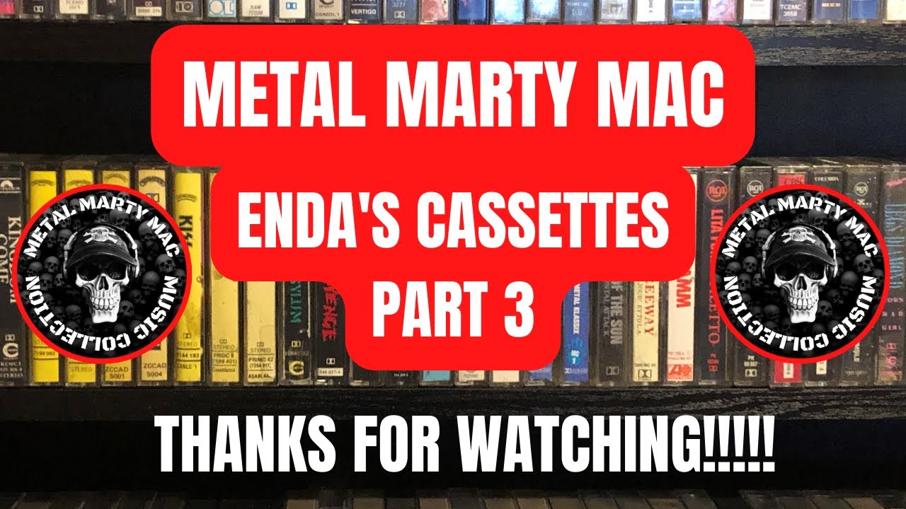 Enda’s Cassette Collection - Part 3 …More Heavy Metal & Hard Rock Cassettes🤘