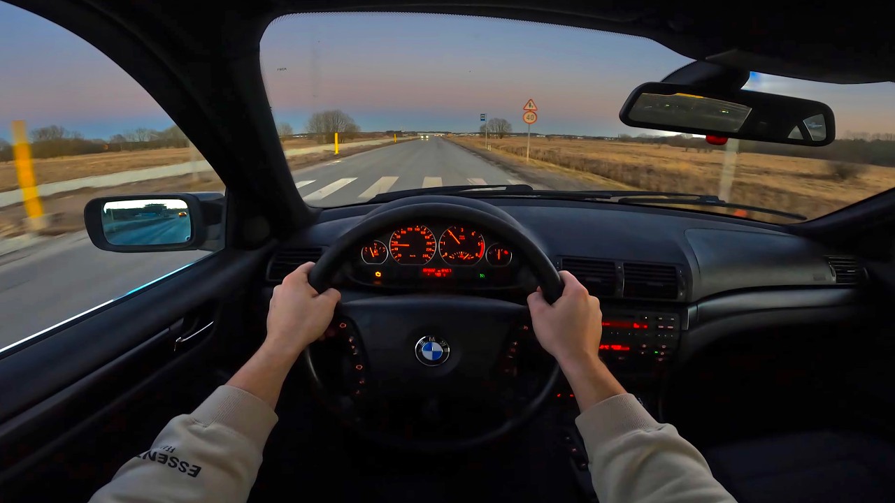 BMW E46 320D Facelift Sedan 110kW 2005 | 4K POV Evening Drive