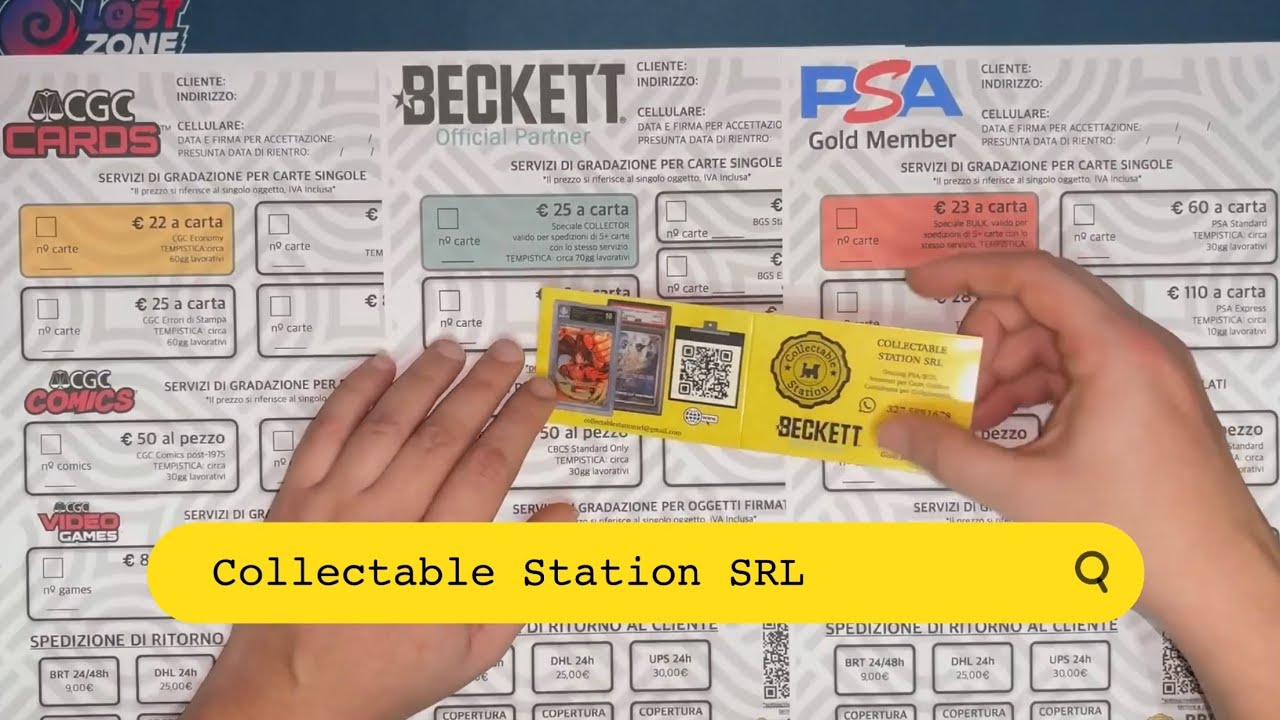 COME GRADARE CON PSA BGS CGC TRAMITE UN DEALER PROFESSIONALE - TUTORIAL WALKTHROUGH