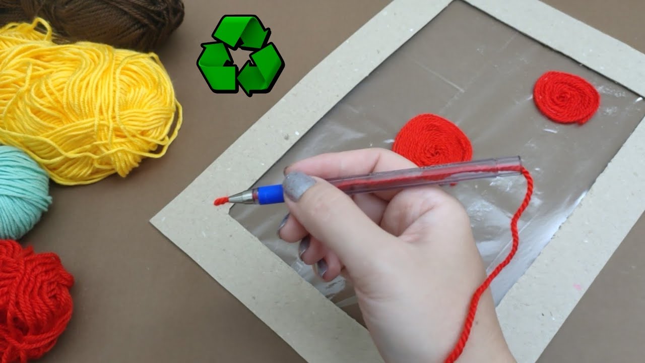WITH JUST A PEN AND WASTE THREAD 😱 THANKS TO THIS Trick, I PRODUCE MANY AND SELL THEM ALL 💲