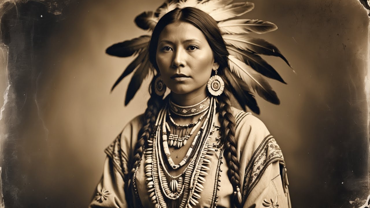 41 RESTORED OLD photos of BEAUTIFUL Native American Women from the OLD WEST!