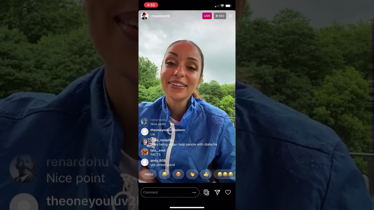 Mya Instagram Live Outside Part 3 7/1/2020