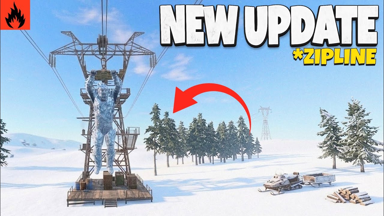 HUGE UPDATE! Zipline & Powerlines Added | C4 & Rocket Nerfed | Oxide: Survival Island 
