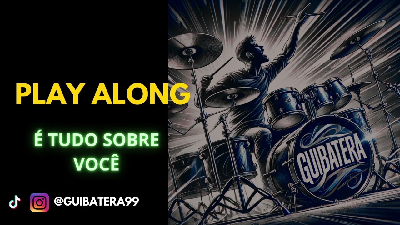 &Eacute; TUDO SOBRE VOC&Ecirc; - MORADA (PLAY ALONG GOSPEL) SEM BATERIA #drumless