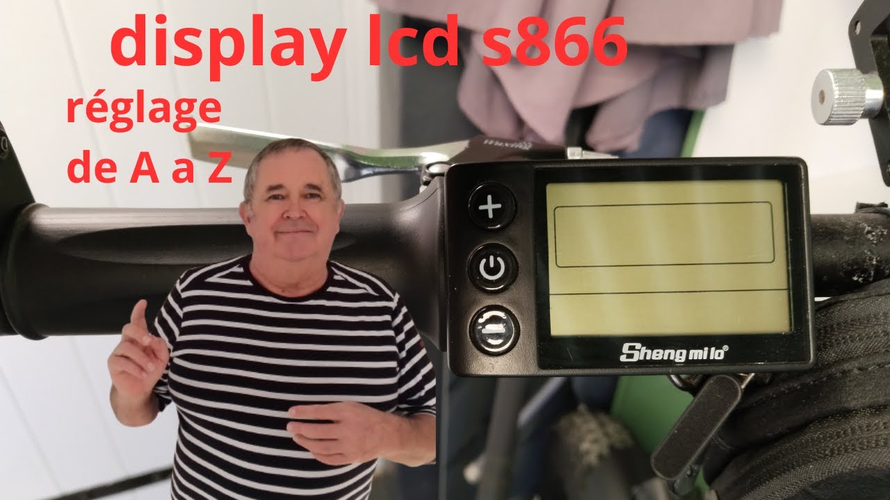 Ecran display LCD S866 vélo électrique de A à Z
