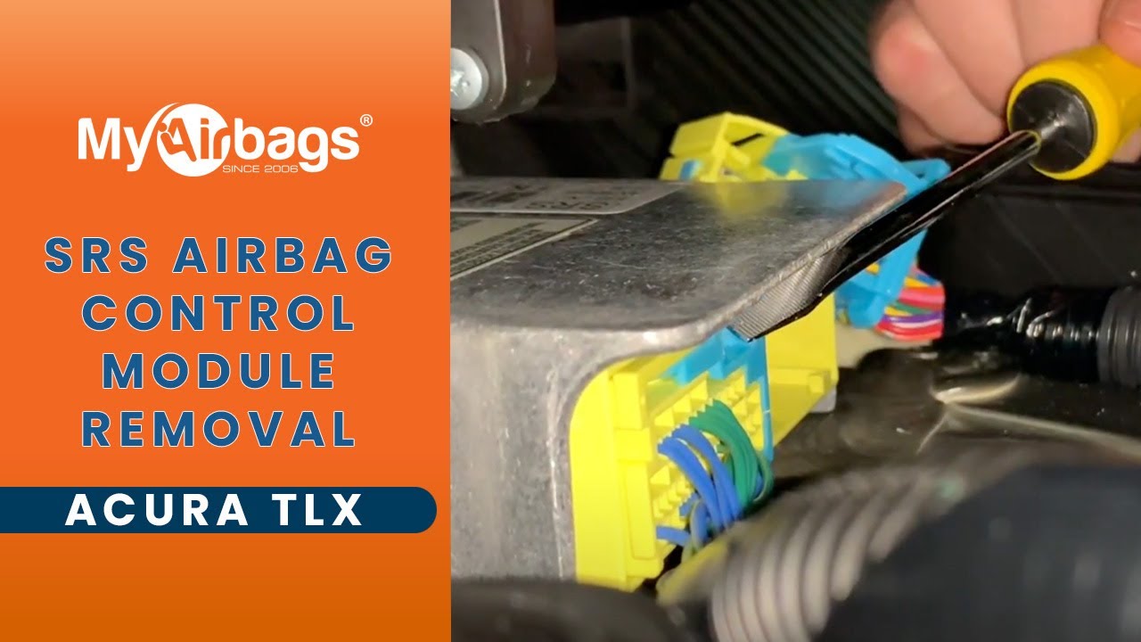 Как снять модуль управления подушками безопасности SRS на Acura TLX | MyAirbags