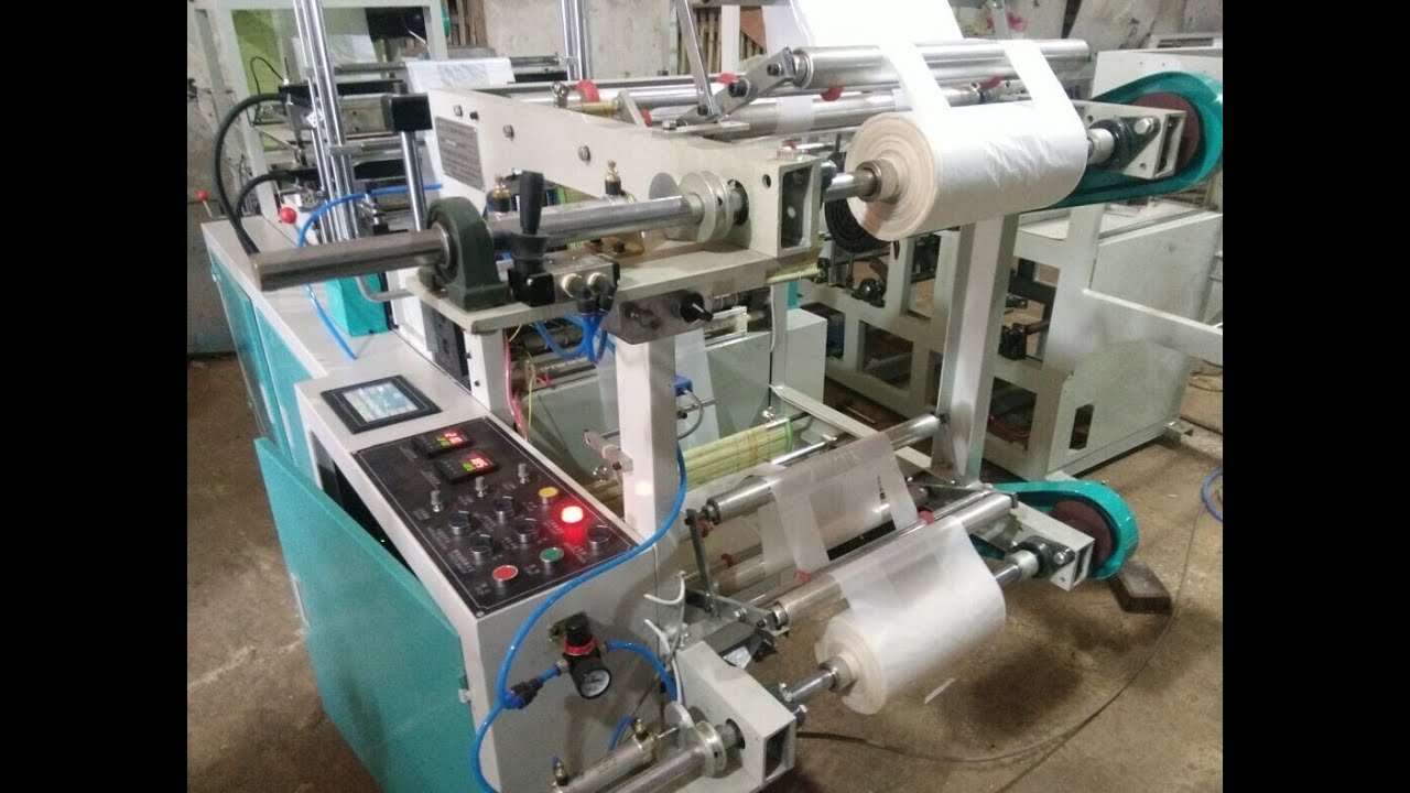 GBDR-500 Model Computer Control VestFlat Rolling Bag Making MachineDouble Lanes