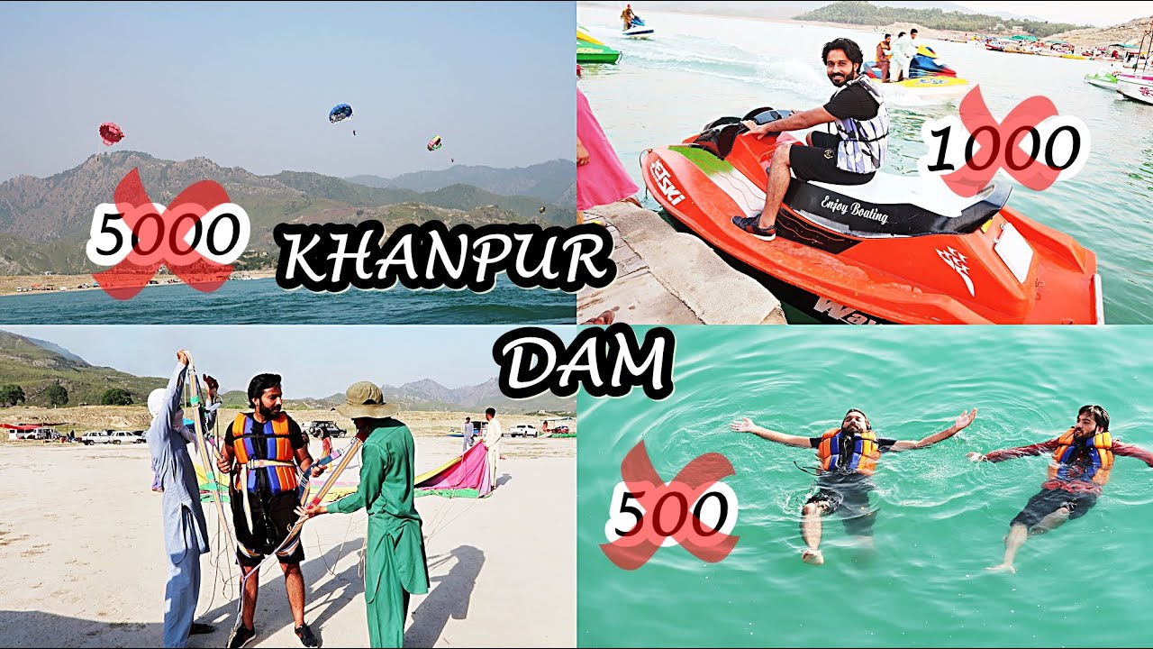 KhanPur Dam ParaSailing Real Price | Jet Ski & Swimming | Vlog | Pakistan | @jawadshahvlogs2.0
