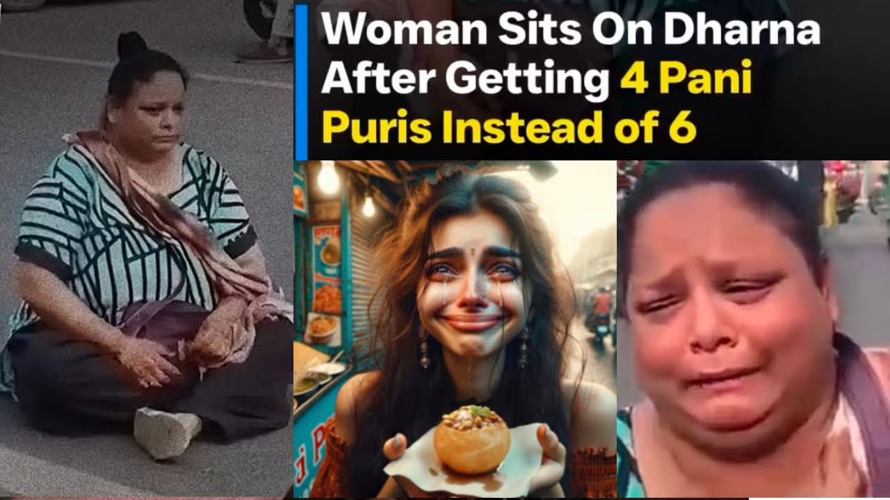 WOMEN ☕️ Pani puri kae leyea protest 