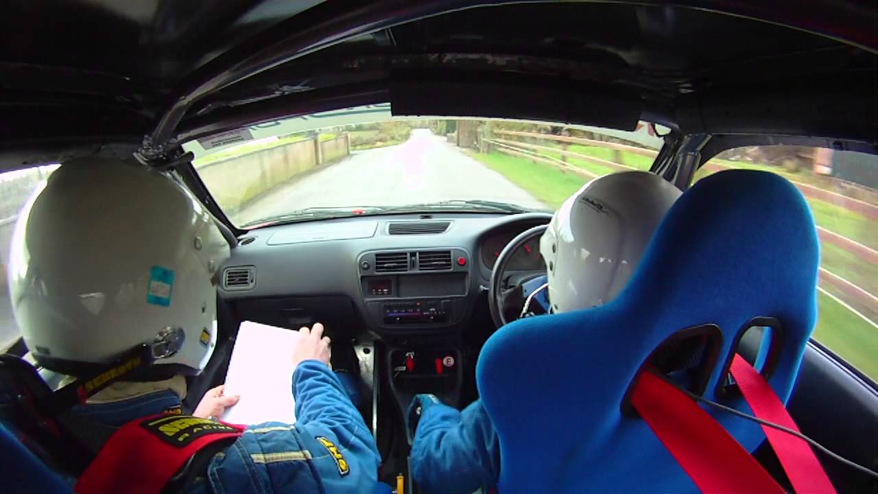 Justin Ryan & Andy Walsh - Stage 2 Lough Cutra Galway International Junior Rally 2014 In-Car