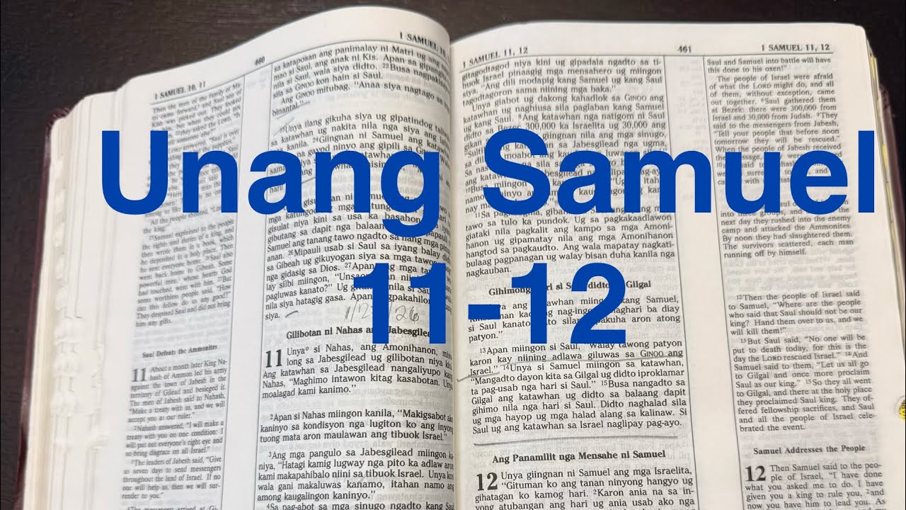Unang Samuel 11-12 (Gibuntog ni Saul ang mga Amonihanon)