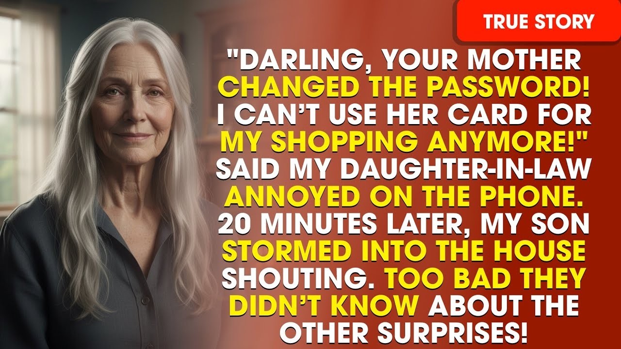 Darling, Your Mom Changed The Password! I Can’t Use Her Card Anymore! My Daughter In Law W