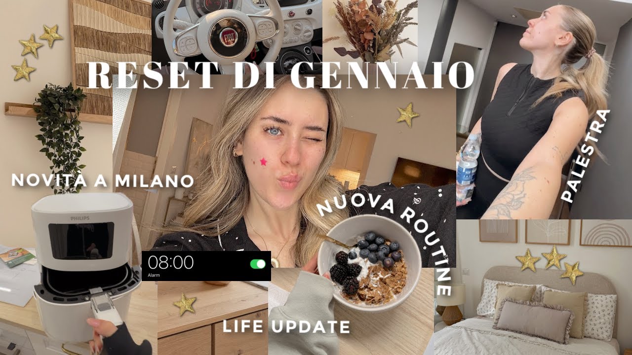 RESET DI GENNAIO: NUOVA ROUTINE & SI TORNA A MILANO | CLEOTOMS