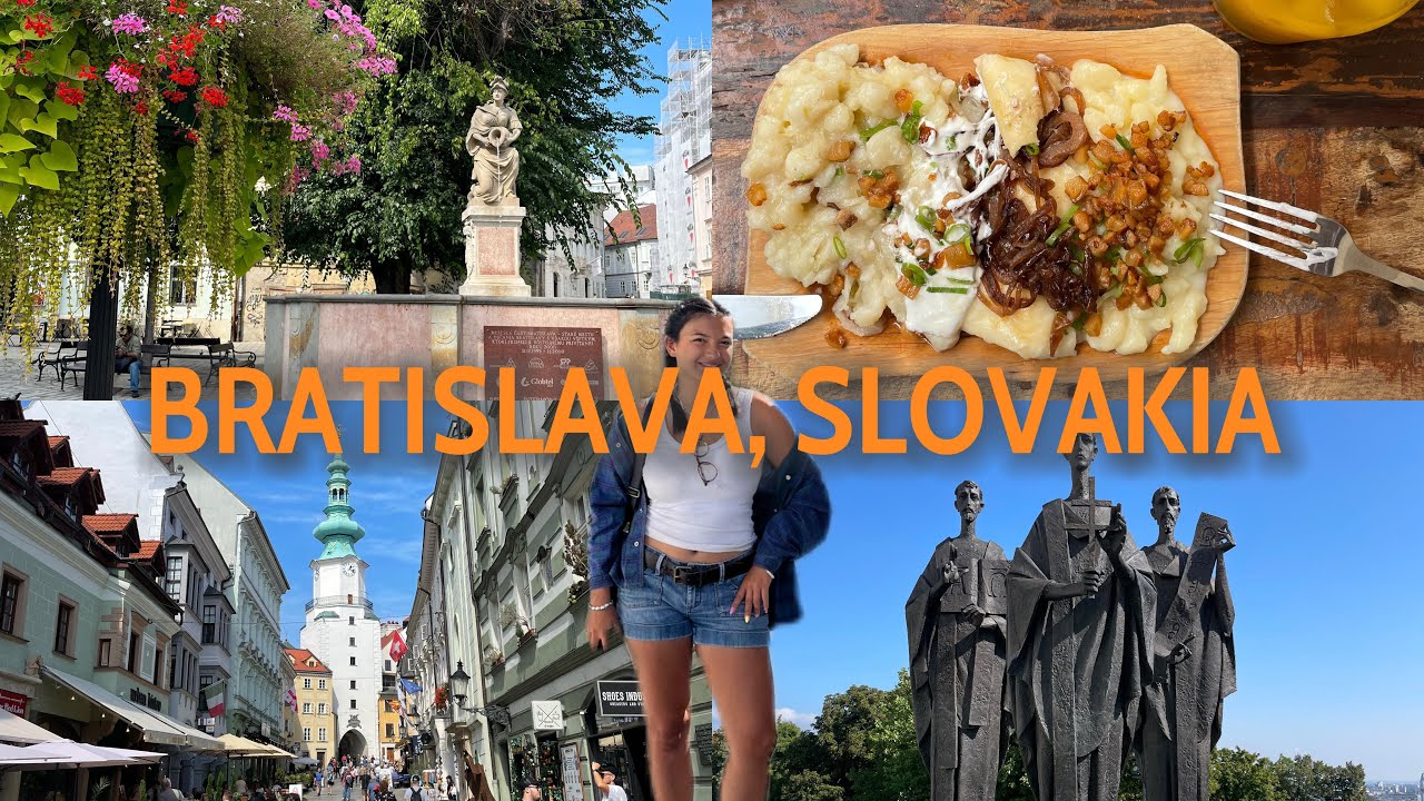 24 hours in BRATISLAVA, SLOVAKIA | slovak food, shopping, old town 